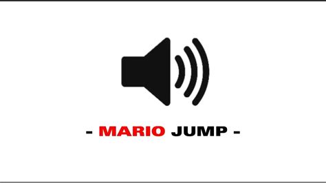 Mario Jump - Sound Effect - YouTube