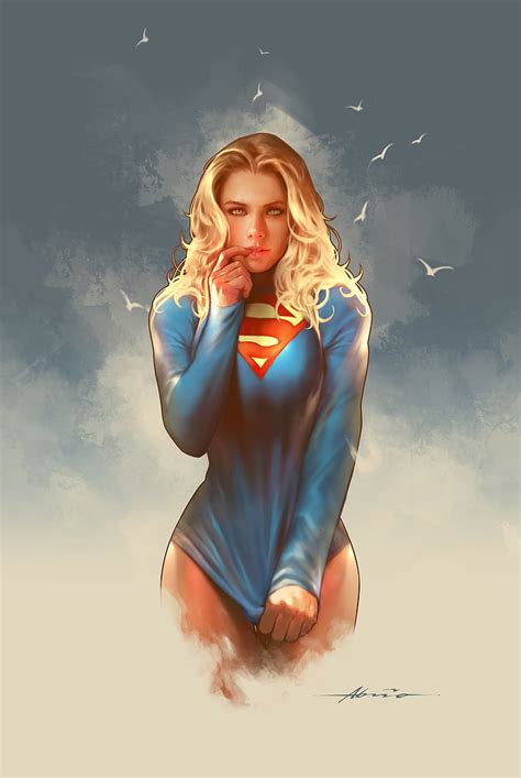 HD wallpaper: Supergirl, comic art, women, digital art, fan art, DC ...