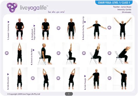 Yoga with a Chair Complete Set (Classes 1 to 7) | Live Yoga Life