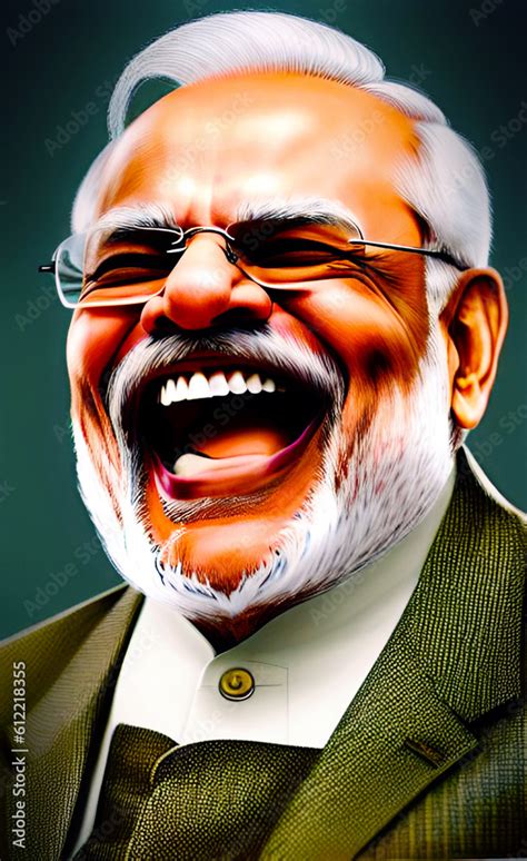 An old man looks like narendra modi laughing and cracking jokes Stock ...