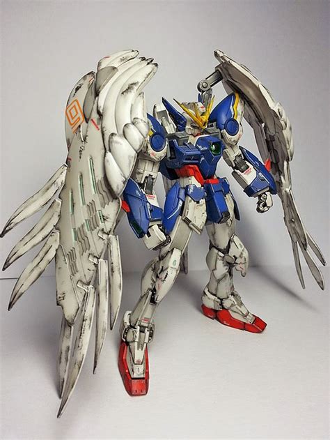 RG 1/144 Wing Gundam Zero Custom EW 'Battle Damage' - Painted Build ...