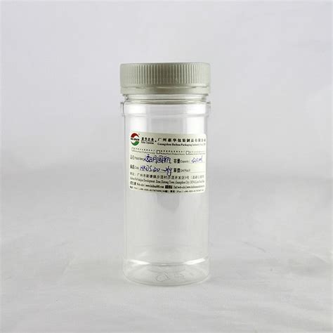 300ml Clear Plastic Cylinder Tubes , White PP Plastic Screw Lid