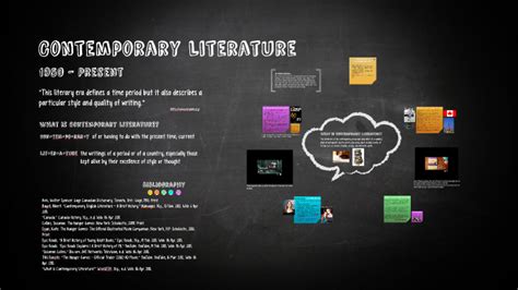 Contemporary Literature by Kaitlyn B. on Prezi