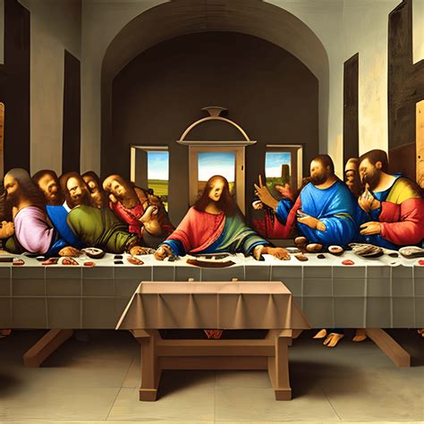 The Last Supper Leonardo Da Vinci · Creative Fabrica