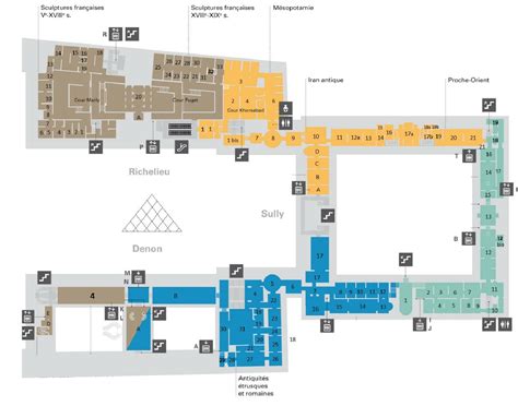 Louvre Museum Map