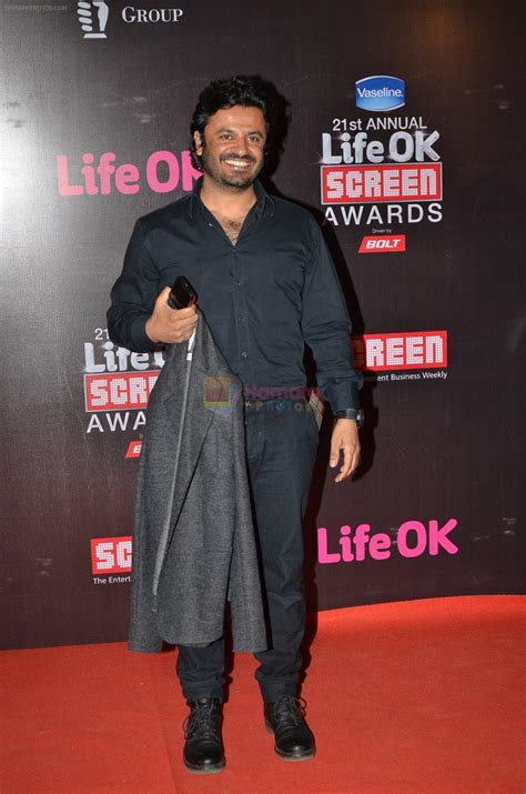 Vikas Bahl at Life Ok Screen Awards red carpet in Mumbai on 14th Jan ...