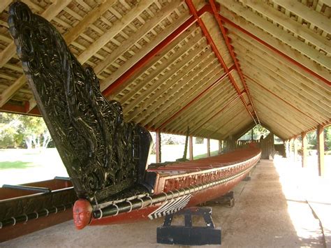 New Zealand - Maori Culture. This is a waka taua, or Maori war canoe ...