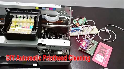 DIY Automatic Print Head Cleaning - Experimental - YouTube