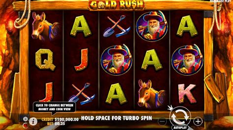 Screenshot of Gold Rush slot from Pragmatic Play