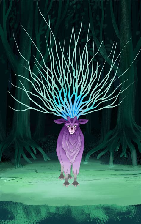 ArtStation - In Progress: Princess Mononoke Forest Spirit