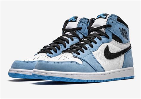 “Air Jordan 1 University Blue UNC 2021” Air Jordan 1 สีฟ้าสุดละมุน