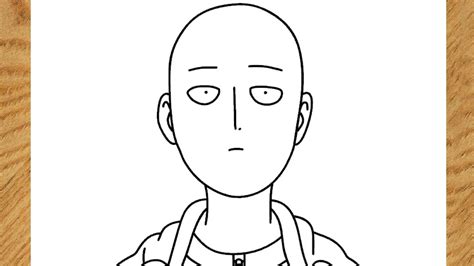 Como dibujar a Saitama paso a paso - One Punch Man - YouTube