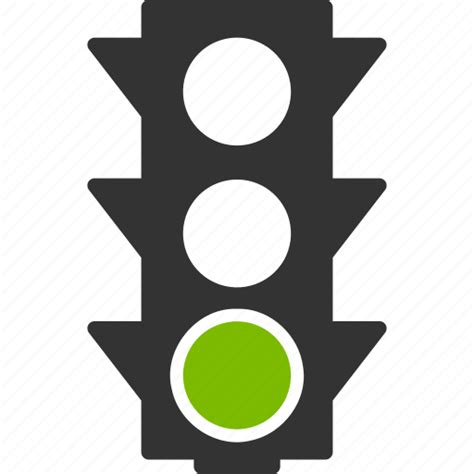 Green Traffic Light Icon