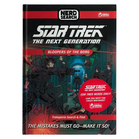 Star Trek TNG Bloopers of Borg Nerd Search Book | Free Shipping