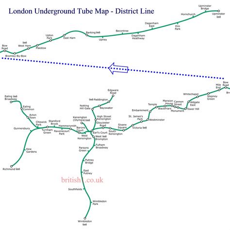 London Underground District Line Map | Images and Photos finder