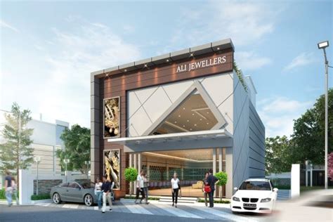 Shopping Mall Building Custom Mockup Design On Land Area Below 5000 ...