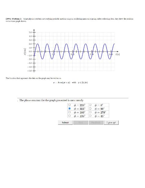 Solved (20%) Problem 1: Some physics students are studying | Chegg.com