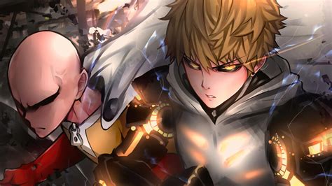 Saitama, Genos, One Punch Man, 4K, #6.3080 Wallpaper PC Desktop