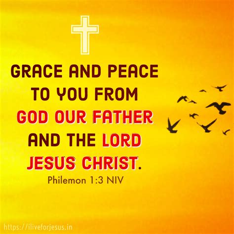 Grace and Peace - I Live For JESUS