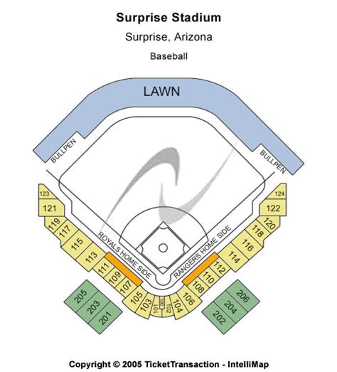 Angels Baseball Schedule - Surprise Stadium Seating Chart