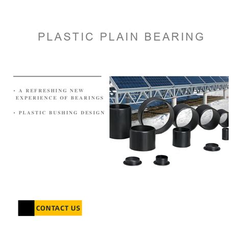 Metric Plastic Flanged Sleeve Bearings，High-Performance Engineering ...