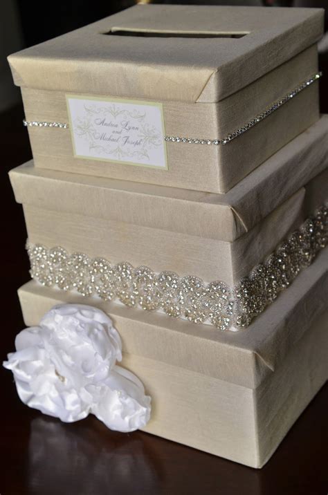 Andrea Lynn HANDMADE: DIY Wedding Card Box Tutorial | Card box wedding ...