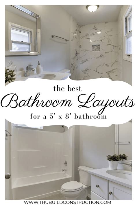 The Best 5’ x 8’ Bathroom Layouts And Designs To Make The Most Of Your ...