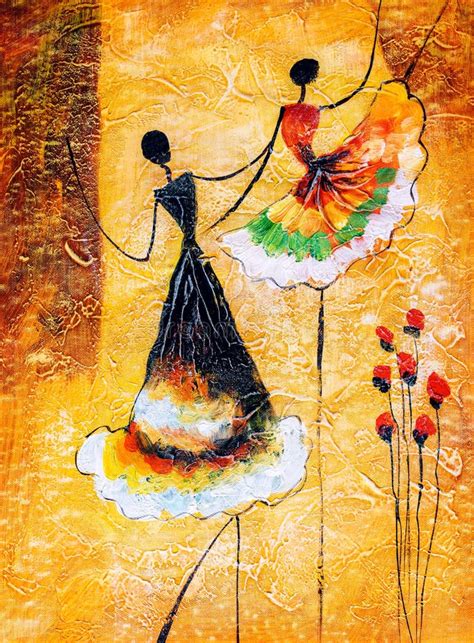 Oil Painting - Ballet Dancing Stock Illustration - Illustration of ...