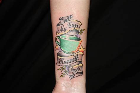 Unknown | My Cup Runneth Over | Teacup tattoo, Mom tattoos, Tattoos