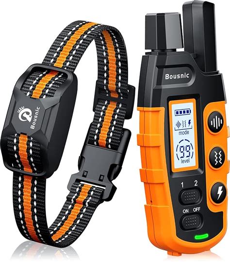 Bousnic Dog Shock Collar - 3300Ft Dog Training Collar with Remote for 5 ...