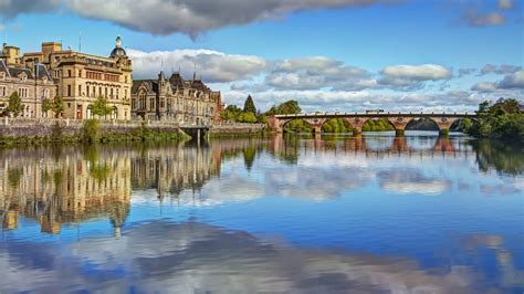 Download United Kingdom Scotland River Tay Building River Bridge ...