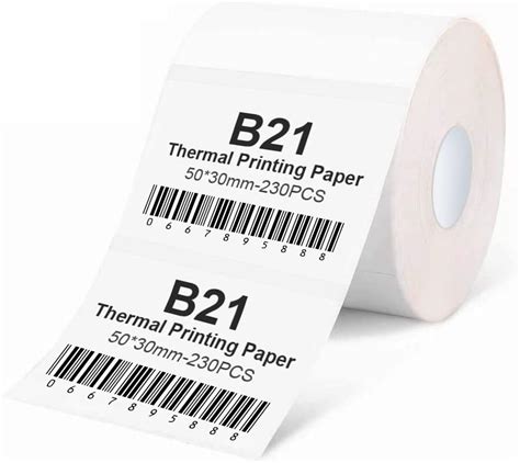 Buy NIIMBOT B21 Label Maker Tape Adapted Sticker Labels Print Paper ...