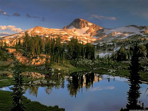 Desktop Wallpapers » Natural Backgrounds » Eagle Cap Wilderness, Oregon ...