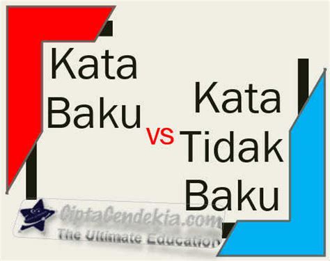 Yuk Lihat 8+ Contoh Kata Baku Pada Tabel Adalah Yang Benar - Kata Kata ...