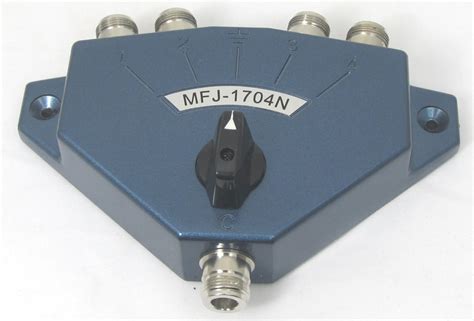 MFJ-1704N, ANT SWITCH, 4 POS.N, 2.5 kW PEP, 0-450 M | MFJ Enterprises Inc