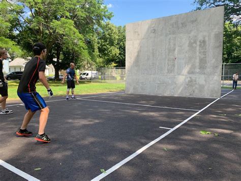 St. Paul opens regulation-sized outdoor handball courts