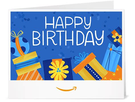 Amazon.com: Amazon Gift Card - Print - Happy Birthday Presents Print-at ...