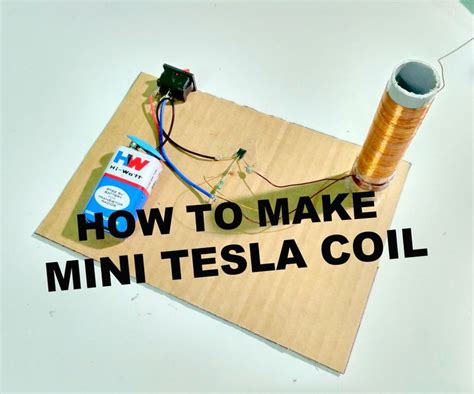 How to Make a Miniature Tesla Coil | Tesla coil, Diy tesla coil, Tesla