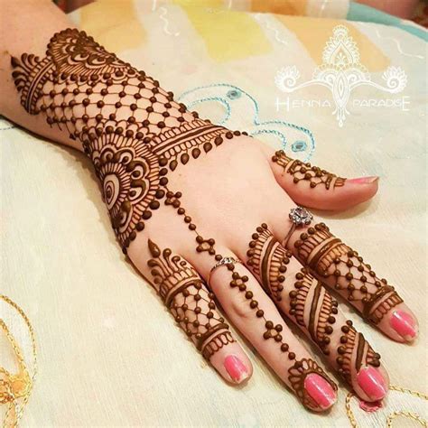 Mehndi Designs for Back Hands - Crayon