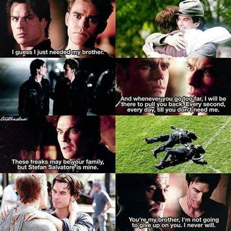 Damon Salvator, a brother's love ♡ | Vampire diaries guys, Vampire ...