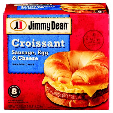 Jimmy Dean Sausage, Egg & Cheese Croissant Sandwiches (4.5 oz) from ...