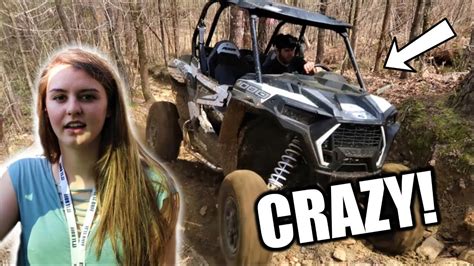 GIRLFRIEND FREAKS OUT IN RZR! - YouTube