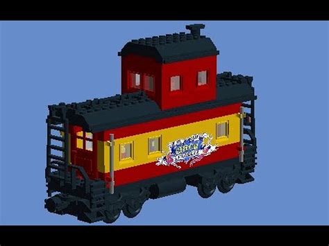 How To Build A Lego Circus Zaragoza Train Caboose (Madagascar 3: Europe ...