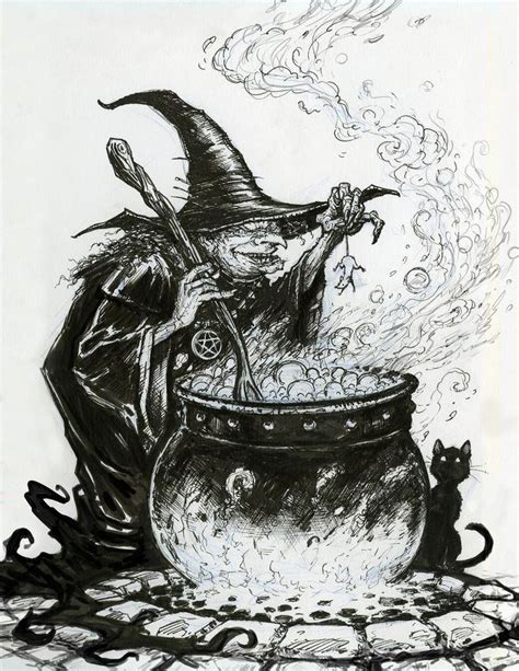 how to draw a witches cauldron - Shavonne Schindler