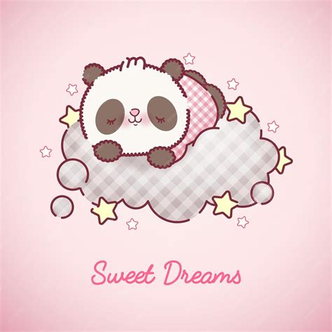 Premium Vector | Sleeping baby panda bear cartoon premium vector