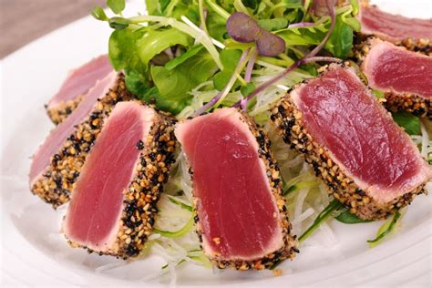 Sesame Crusted Asian Tuna Loin - Sushi Grade Tuna - All Fresh Seafood