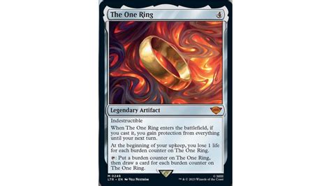 MTG Lord of the Rings reveals Gandalf and One Ring cards