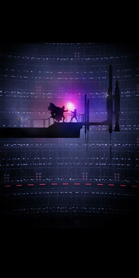 Star Wars ESB Bespin Lightsaber Duel by Marco Manev. 18:9 Wallpaper ...