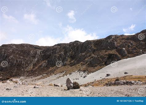 Glacier Volcano Nevado Del Ruiz, In Los Nevados National Natural Park ...