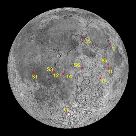 Moon: Slideshow of Landing Sites and Pictures Dataset | Science On a Sphere